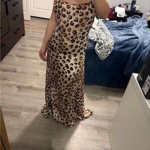 Leopard Print Maxi Dress